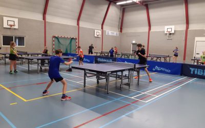 Trainingsdag Tafeltennisacademie Amersfoort zaterdag 11 september